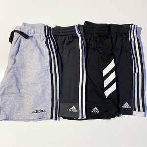 Boys Adidas Size Large 14-16 Shorts- EUC 4 pair bundle